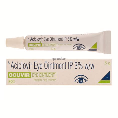 Ocuvir Eye Ointment Uses Dosage Side Effects Price Composition