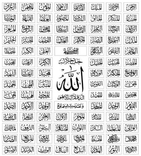 Kaligrafi asmaul husna ini merupakan bentuk seni dalam islam yang diterapkan pada 99 nama allah yang baik. Download Gambar Asmaul Husna Hd : 110 Asmaul Husna Ideas ...