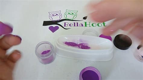 Bellahoot Dip Powder And Glitter Mix Youtube