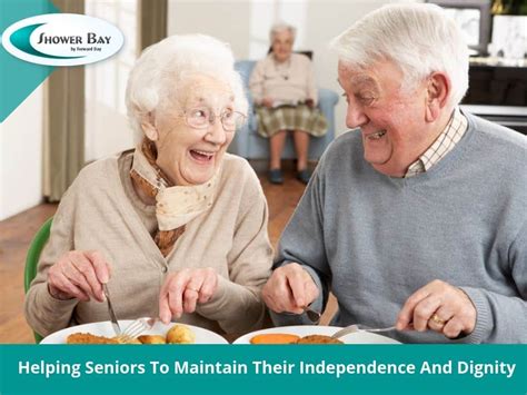 Helping Seniors To Maintain Their Independence And Dignity Shower Bay