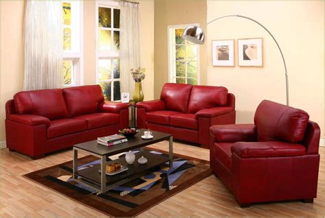 Decorating Ideas Living Room Red Leather Sofa Living Room Home