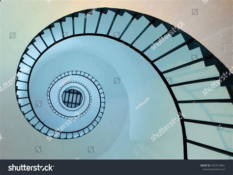 Spiral Steps Top Stock Photo Edit Now 1837614841
