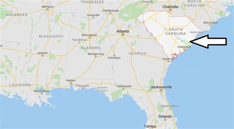 أين تقع ولاية كارولاينا الجنوبية موقع معلومات