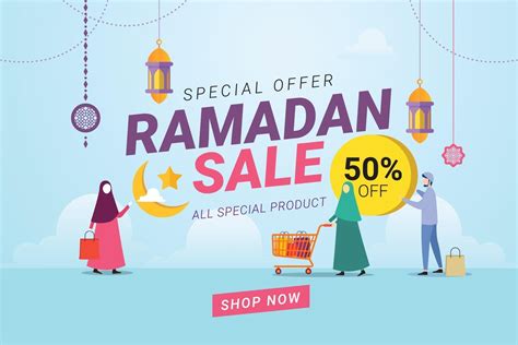 Ramadan Sale Banner Discount Promotion 2079584 Vector Art At Vecteezy