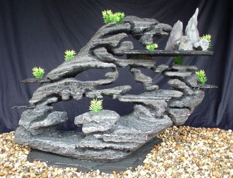 2 aquarium rock sculptures large sea stones rock stone | etsy. Custom Aquarium Rock by Stevenson Rock using Featherock ...
