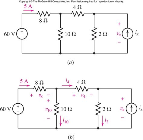 Solved Apply Kcl Kvl And Ohms Law To Solve The Circuit B