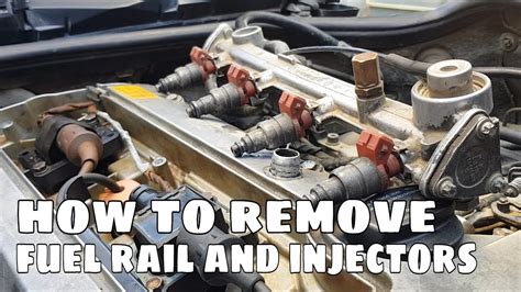 Removing Fuel Rail And Injectors Youtube