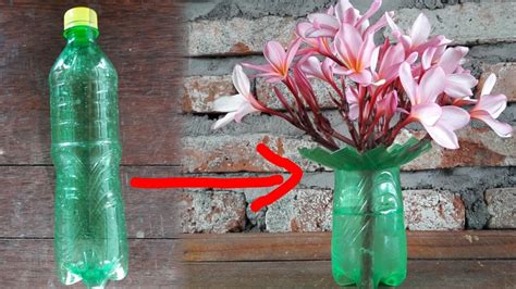 Plastic Bottle Life Hack Diy Vase From Plastic Bottle 2 Hd Youtube