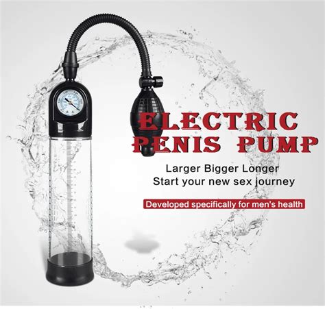 High Quality Negative Pressure Ball Penis Pump With Gauge Dick Enlarger