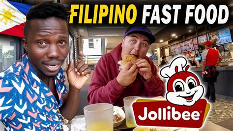Try Jollibee The Most Popular Filipino Fast Food Restaurant Youtube