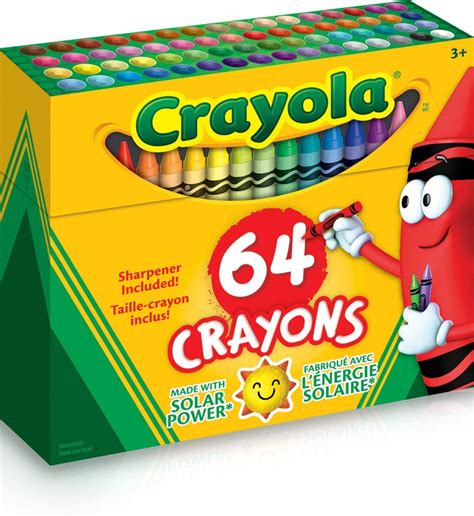 Crayola Crayons 64 Colours 52 0064 Office Mart