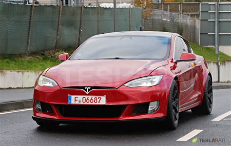 Red Tesla Model S P100d Front Teslarati