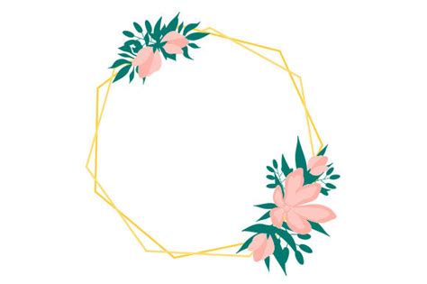 Gold Flower Wreath Svg Cut File By Creative Fabrica Crafts