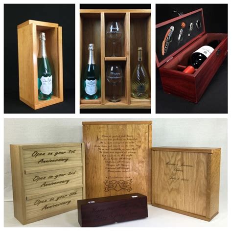 Personalized Gifts Wooden Wine Boxes Gifts For Wine Lovers Gift Box