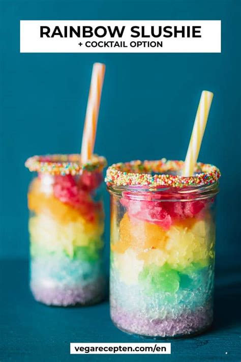 Rainbow Slushie Recipe A Fresh Summer Drink Vega Recepten