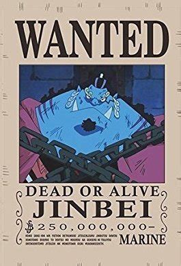 You will get the poster you want with the picture, name, and the amount you choose. Wanted: jinbei | One Piece Amino