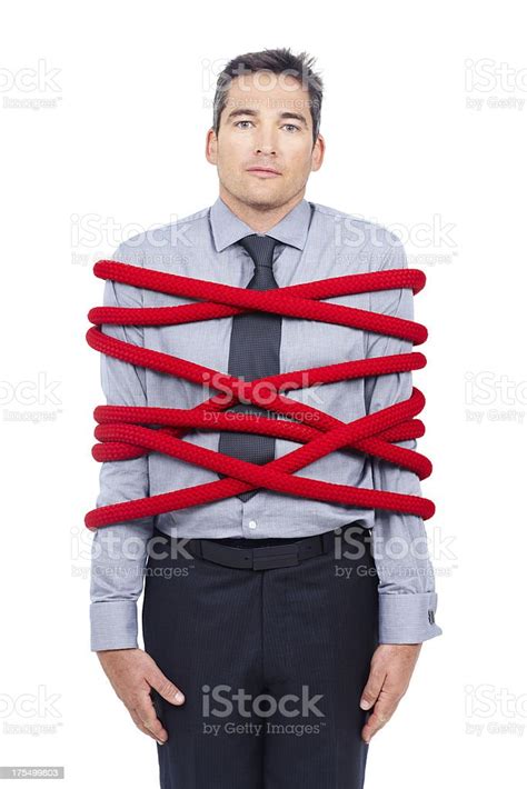 Stifled By The Office Routine Stock Photo Download Image Now Tied