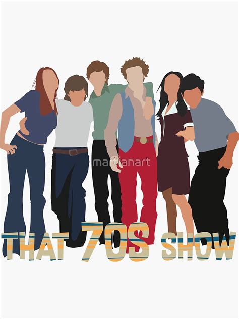 That 70s Show Vintage Look Sticker For Sale By Martianart Redbubble