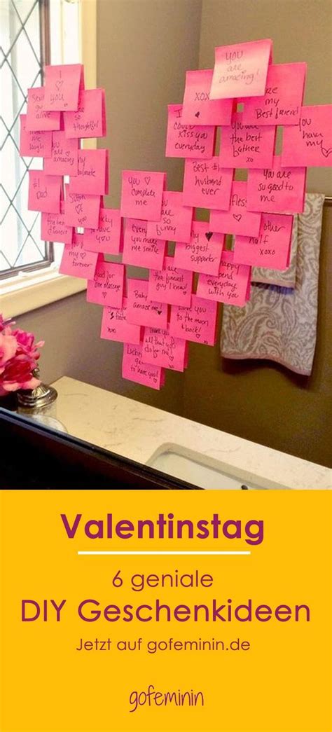 Hier könnt ihr geschenkideen posten und euch austauschen über den tag der liebe. 5 DIY-Valentinsgeschenke, die euch nichts kosten | Diy ...