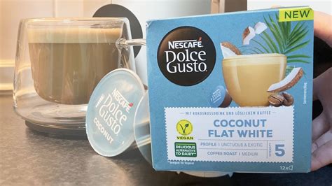 Coconut Flat White แคปซูลกาแฟ Dolce Gusto Youtube