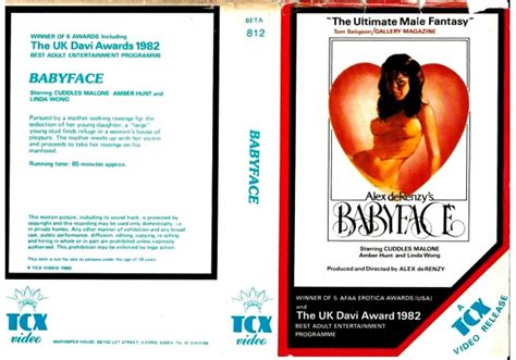 Babyface On Tcx United Kingdom Betamax Vhs Videotape