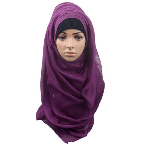 Fashion Women Large Scarf Muslim Shawl Scarf Head Cover Headscarf Hijab