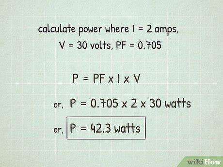 Ways To Convert Amperes To Watts Wikihow