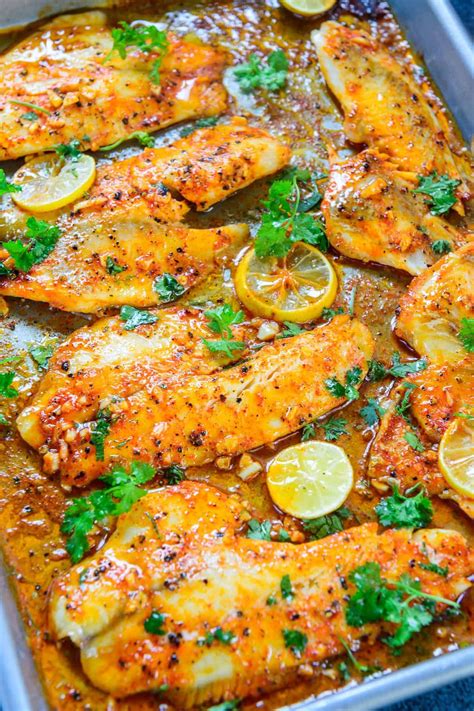 This Easy Spicy Lemon Garlic Baked Tilapia Is One Of The Best Tilapia