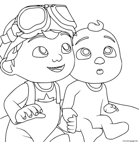 Cocomelon Coloring Pages Printable Pin On Cocomelon Coloring Home