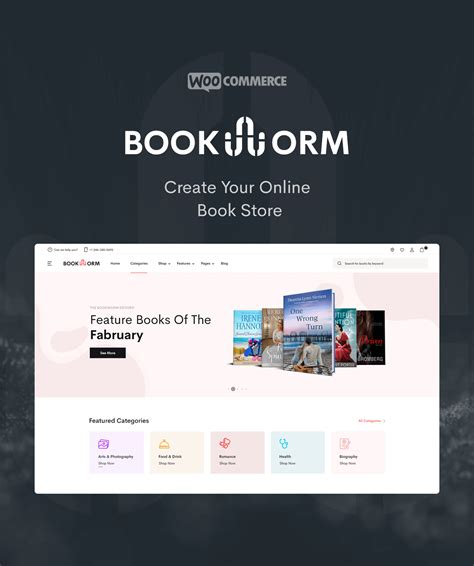 Nulled Bookworm Bookstore And Bookshop Woocommerce Theme 28407971