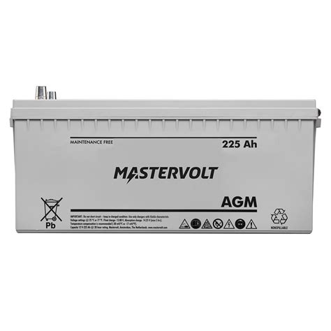 Mastervolt Agm Battery 12v225ah Group 8d