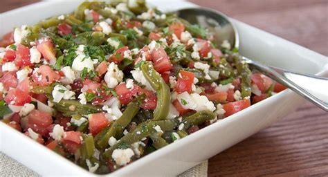 Nopalitos, the prepared pads of the prickly pear cactus. Tender Cactus Salad | Recipe | Cactus salad, Mexican food ...