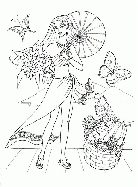 The best free, printable coloring pages for girls! Fashion Coloring Pages For Girls Printable - Coloring Home