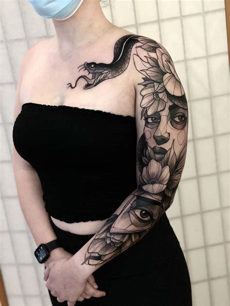 23 Best Akara Arts Images On Pholder Blackwork Skull Undercut Tattoo Done By Max Lacroix At