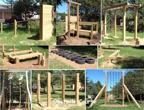 Obstacle Course Fitness Pinterest Backyard Obstacle Course Diy