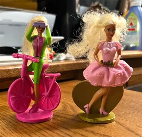 Lot Of Mcdonalds Happy Meal Toys Barbie Dolls Mattel Bicycle Picclick