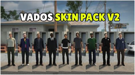 The Best Skin Pack Vados Peds Pack V For Samp Gta San Andreas