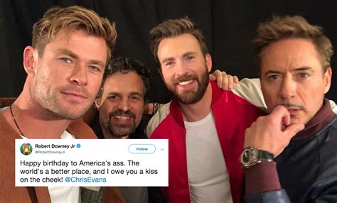 robert downey jr mark ruffalo and the entire internet wish chris evans a happy birthday culture