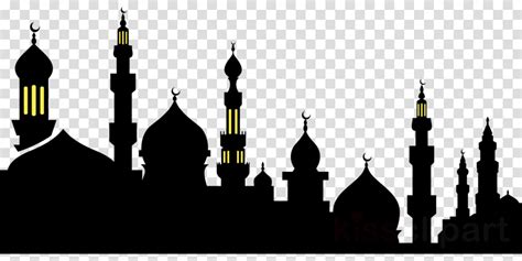Ramadan Kareem With Beautiful Mosque Transparent Background Download