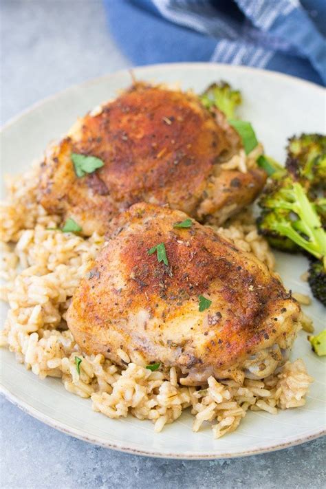 Once your stew has finished simmering, let it cool till room temperature to really let the flavors meld and the sauce to thicken. In this easy Baked Chicken and Rice Casserole, tender chicken thighs and rice cook together ...