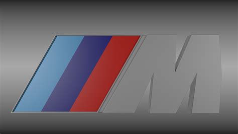 Bmw M Logo 3d Model Obj Blend