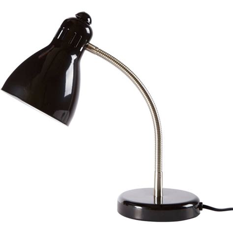 Mainstays Metal Gooseneck Desk Lamp Black