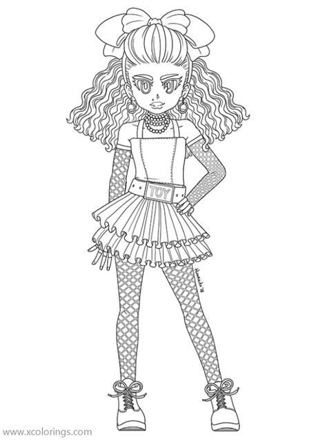 Lol Surprise Omg Doll Coloring Pages