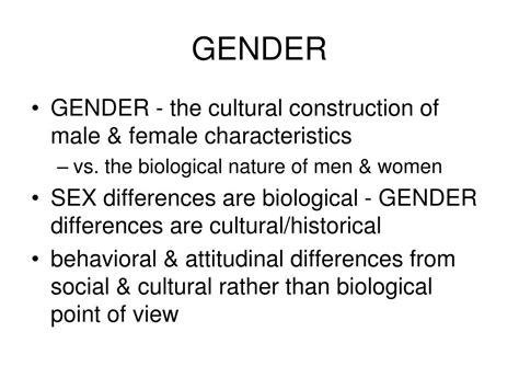 Ppt Gender And Anthropology Powerpoint Presentation Free Download