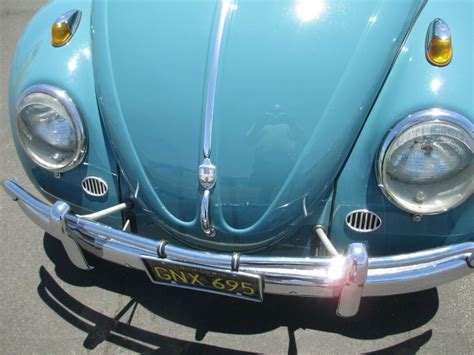1963 Vw Beetle Factory Ragtop Sunroof Excellent Rust Free California