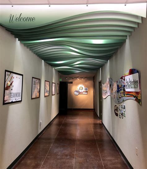 Due to family living close by we only ate at the crib room once otherwise we would have eaten there every night. We designed and produced ceiling graphics to lead visitors ...