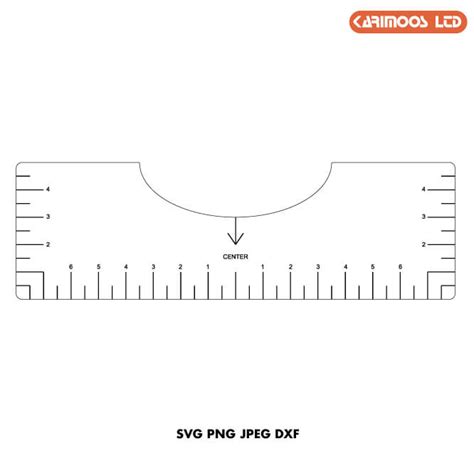 T-shirt Placement Ruler SVG | Karimoos
