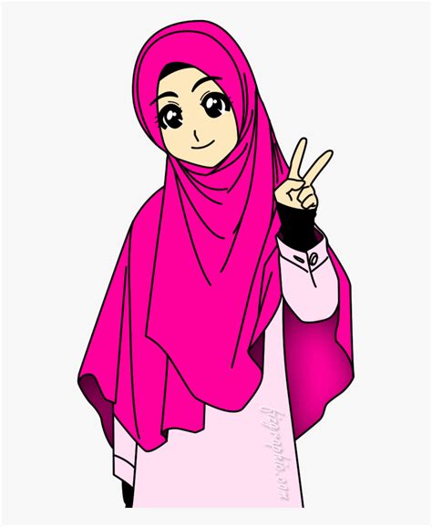 Muslimah Islamiah Pinterest Muslim Animasi Gambar Kartun Muslimah