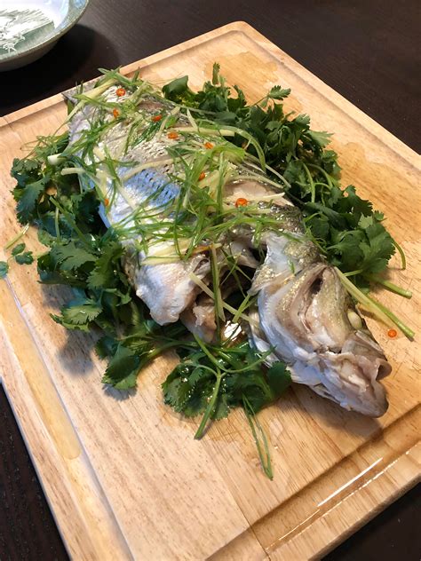 Cantonese Steamed Sea Bass Dining And Cooking