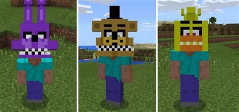 Fnaf Heads Pack Mcpe Texture Packs